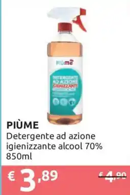 Ipersoap Piùme Detergente ad azione igienizzante alcool 70% offerta