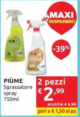 Ipersoap Piùme sgrassatore spray offerta