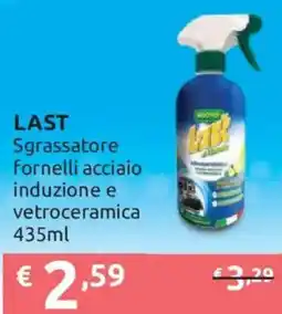 Ipersoap Last sgrassatore fornelli acciaio induzione e vetroceramica offerta