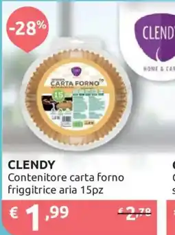 Ipersoap Clendy contenitore carta forno offerta