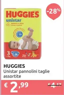 Ipersoap Huggies Unistar pannolini offerta