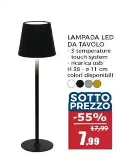 Happy Casa Lampada led da tavolo offerta