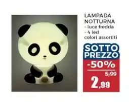 Happy Casa Lampada notturna offerta