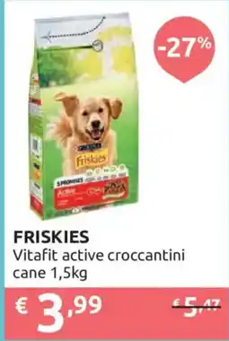 Ipersoap Friskies Vitafit active croccantini cane offerta