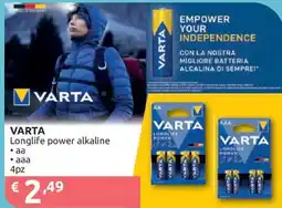 Ipersoap VARTA Longlife power alkaline offerta