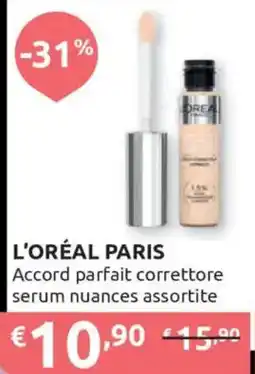 Ipersoap L'Oréal Paris Accord parfait correttore serum nuances assortite offerta