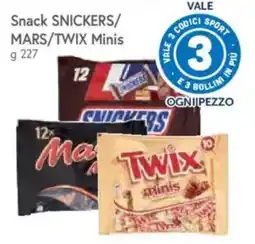 Galassia Snack SNICKERS/MARS/TWIX Minis offerta