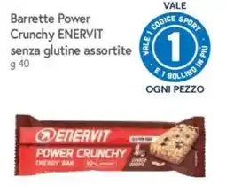 Galassia Barrette Power Crunchy ENERVIT senza glutine assortite offerta