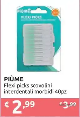Ipersoap Piùme Flexi picks scovolini interdentali morbidi offerta