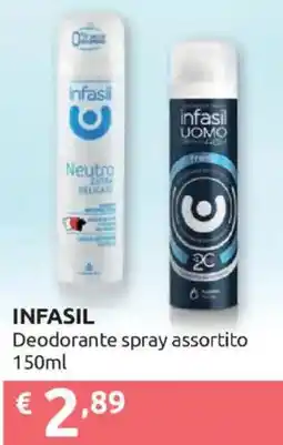 Ipersoap Infasil Deodorante spray assortito offerta