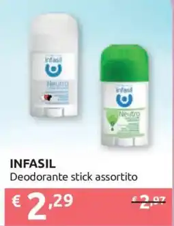 Ipersoap Infasil Deodorante stick assortito offerta