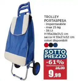 Happy Casa Trolley portaspesa offerta