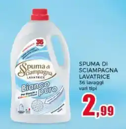Happy Casa Spuma di Sciampagna Lavatrice Bianco puro offerta