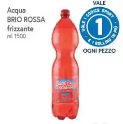 Galassia Acqua BRIO ROSSA frizzante offerta