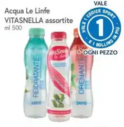 Galassia Acqua Le Linfe VITASNELLA assortite offerta