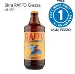 Galassia Birra RAFFO Grezza offerta