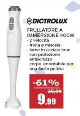 Happy Casa Frullatore a immersione Dictrolux offerta
