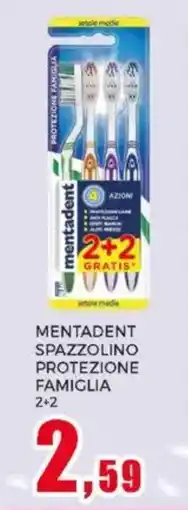 Happy Casa Mentadent spazzolino protezione famiglia offerta