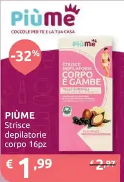 Ipersoap Piùme Strisce depilatorie corpo offerta
