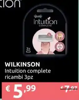 Ipersoap Wilkinson Intuition complete offerta