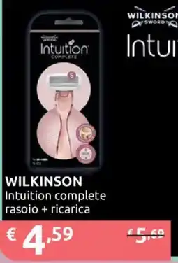 Ipersoap Wilkinson Intuition complete offerta