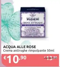 Ipersoap Acqua alle Rose Crema antirughe rimpolpante offerta