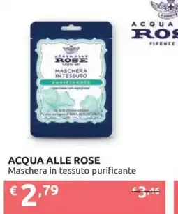 Ipersoap Acqua alle Rose Maschera in tessuto purificante offerta