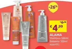 Ipersoap ALAMA Shampoo e Balsamo assortiti offerta