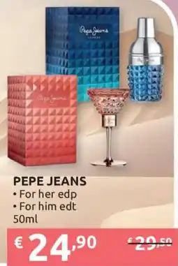 Ipersoap Pepe Jeans for her edp for him edt offerta