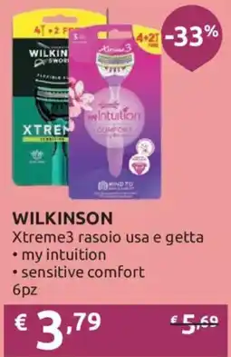 Ipersoap Wilkinson Xtreme3 rasoio usa e getta offerta