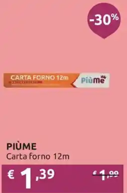 Ipersoap Carta forno 12m Piùme offerta