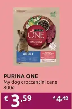Ipersoap Purina One My dog croccantini cane offerta