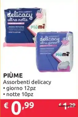 Ipersoap Assorbenti delicacy Piùme offerta