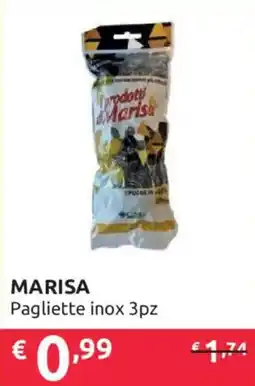 Ipersoap Pagliette inox 3pz offerta