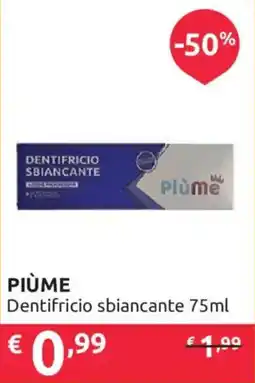 Ipersoap Piùme Dentifricio sbiancante offerta