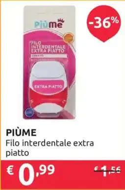Ipersoap Piùme Filo interdentale extra piatto offerta