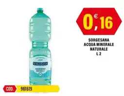 Adhoc Sorgesana acqua minerale naturale offerta