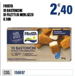 Adhoc Frosta 10 bastoncini di filetti di merluzzo offerta