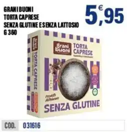 Adhoc Grani Buoni Torta Caprese offerta