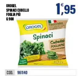 Adhoc Orogel spinaci cubello foglia più offerta
