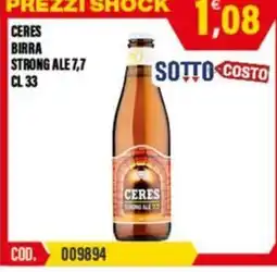 Adhoc Ceres birra strong ale offerta