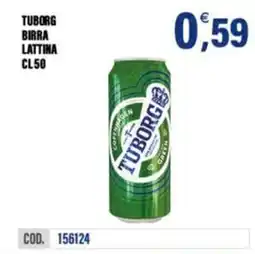 Adhoc Tuborg birra lattina offerta