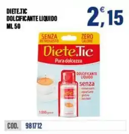 Adhoc Diete.Tic dolcificante liquido offerta