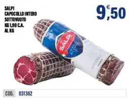 Adhoc Salpi capocollo intero offerta