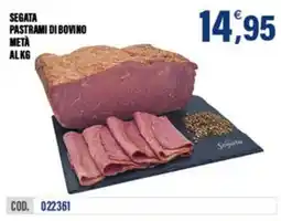 Adhoc Pastrami di bovino Segata offerta