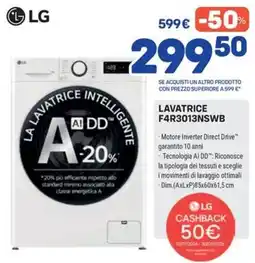 FreeShop Lavatrice intelligente LG offerta