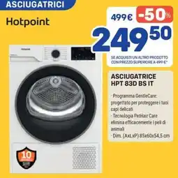 FreeShop Asciugatrice Hotpoint HPT 83D BS IT offerta
