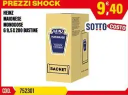 Adhoc Heinz maionese monodose offerta
