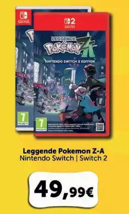 FreeShop Leggende Pokemon Z-A Nintendo Switch offerta