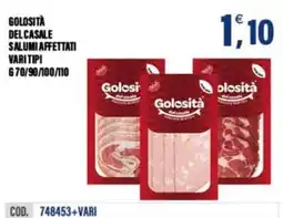 Adhoc Golosità del casale salumi affettati offerta
